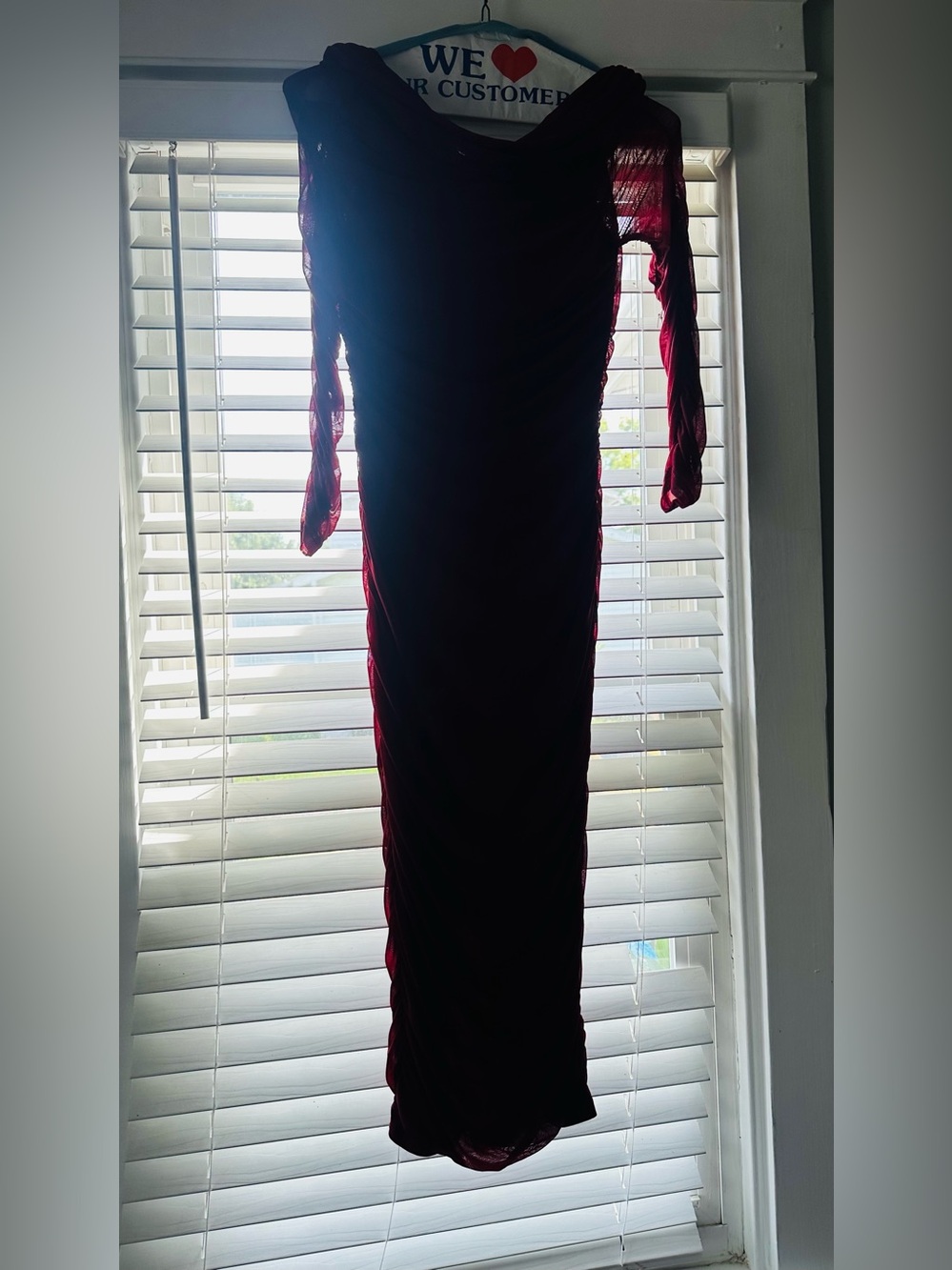 Off the shoulder dress